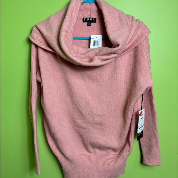 Poof! Sweaters - POOF babydoll sweater pink sweater sizeM new